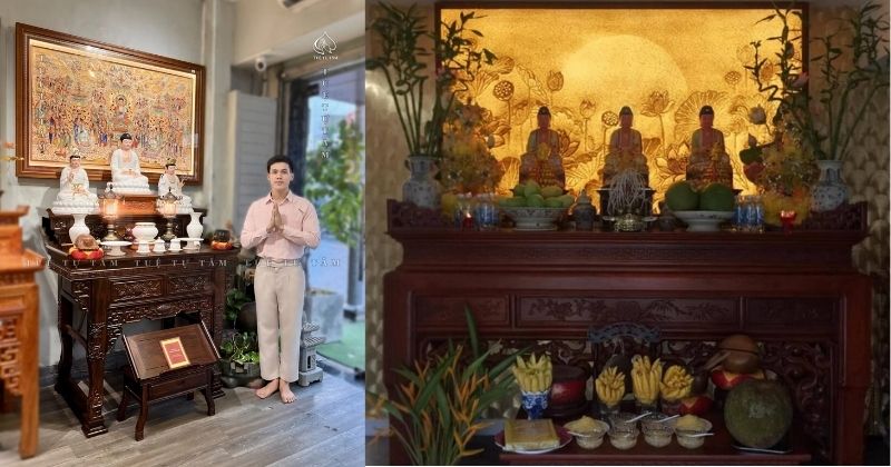 Bàn thờ Phật tại gia