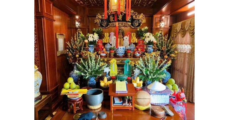 Bày biện lễ vật