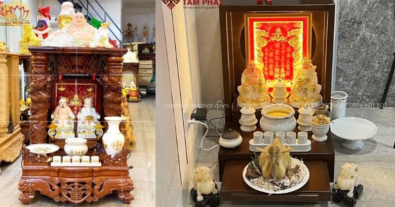 Các mẫu bàn thờ ông địa đẹp chuẩn phong thủy