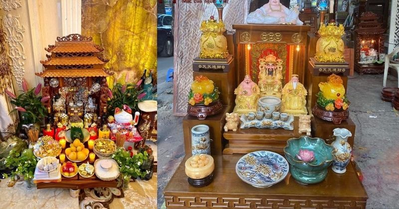 Cách bố trí bàn thờ ông Địa trong nhà, cửa hàng và chung cư cụ thể