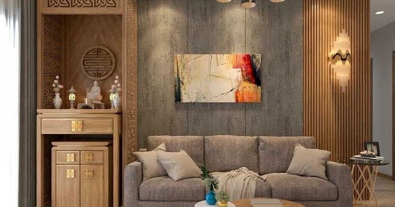 Cách bố trí bàn thờ trong căn hộ không có phòng thờ riêng