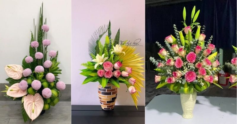 Cách cắm hoa bàn thờ gia tiên ngày cưới đẹp và ý nghĩa