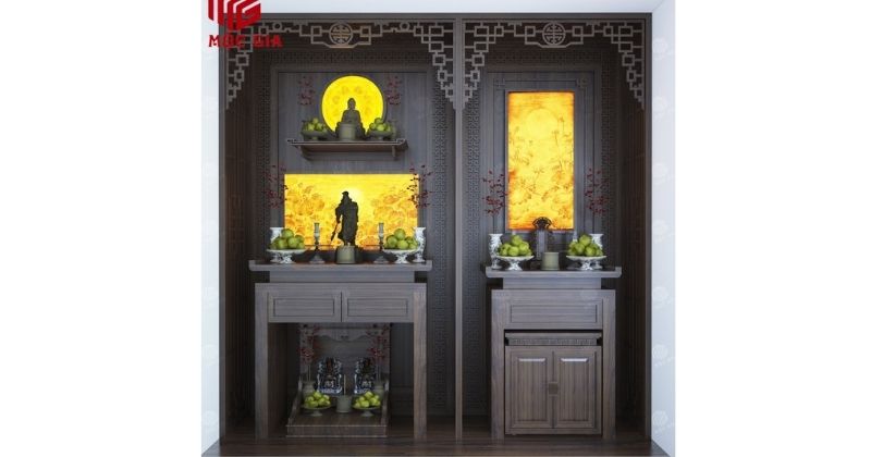 Cách chọn kích thước bàn thờ chung cư chuẩn phong thủy