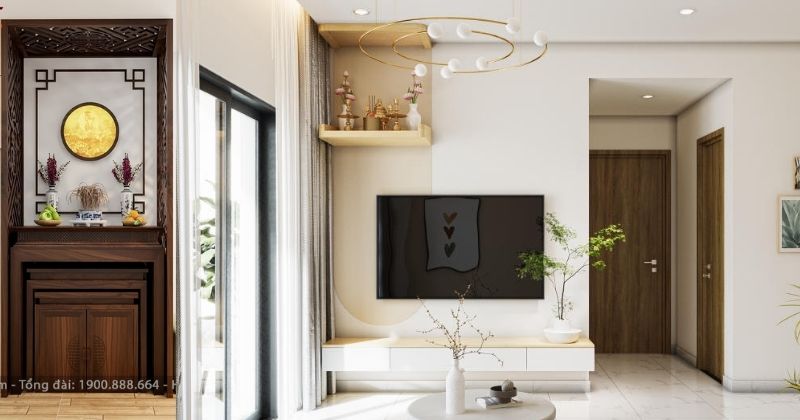 Nên chọn bàn thờ treo tường hay bàn thờ đứng cho chung cư