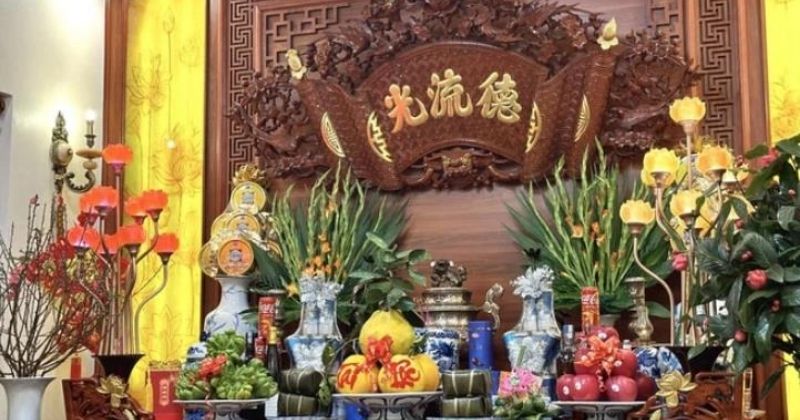 Những sai lầm cực kỳ nghiêm trọng cần tránh khi trang trí bàn thờ gia tiên