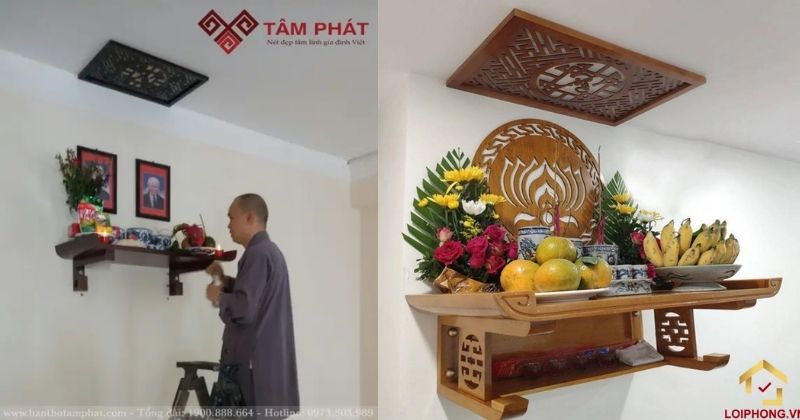 Ưu và nhược điểm của bàn thờ treo tường