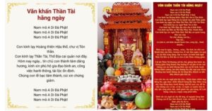 Văn khấn Thần Tài hằng ngày