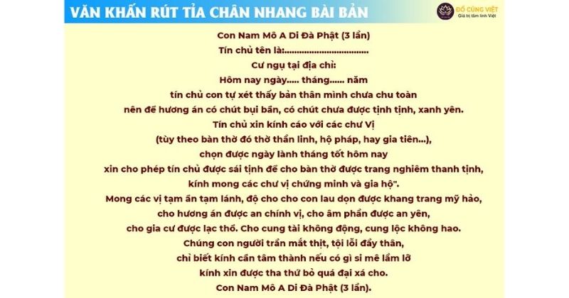 Văn khấn xin rút tỉa chân nhang bát hương cuối năm