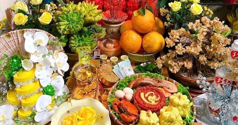 Vật phẩm cúng bàn thờ ông địa thần tài