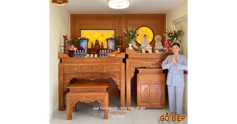 Vì sao nên lập bàn thờ Phật tại gia