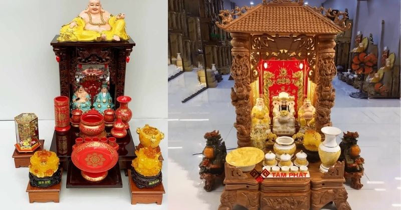 chọn kích thước bàn thờ ông địa chuẩn phong thủy