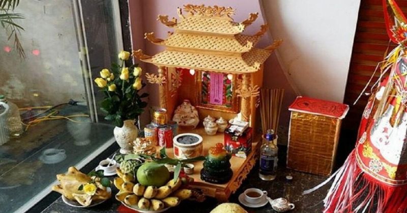 đặt bàn thờ ông địa thần tài đúng chuẩn