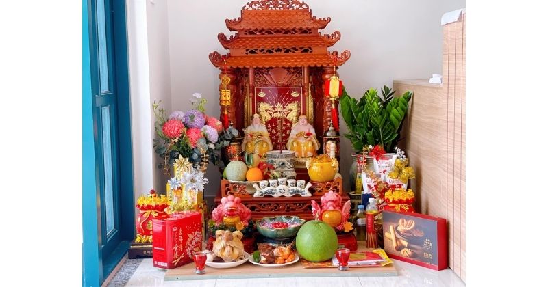 mẫu bàn thờ ông địa đẹp phổ biến hiện nay