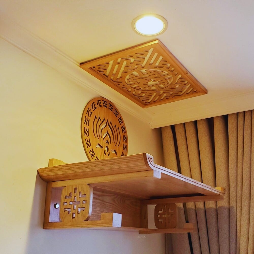 Hướng dẫn các bước lắp đặt bàn thờ treo
